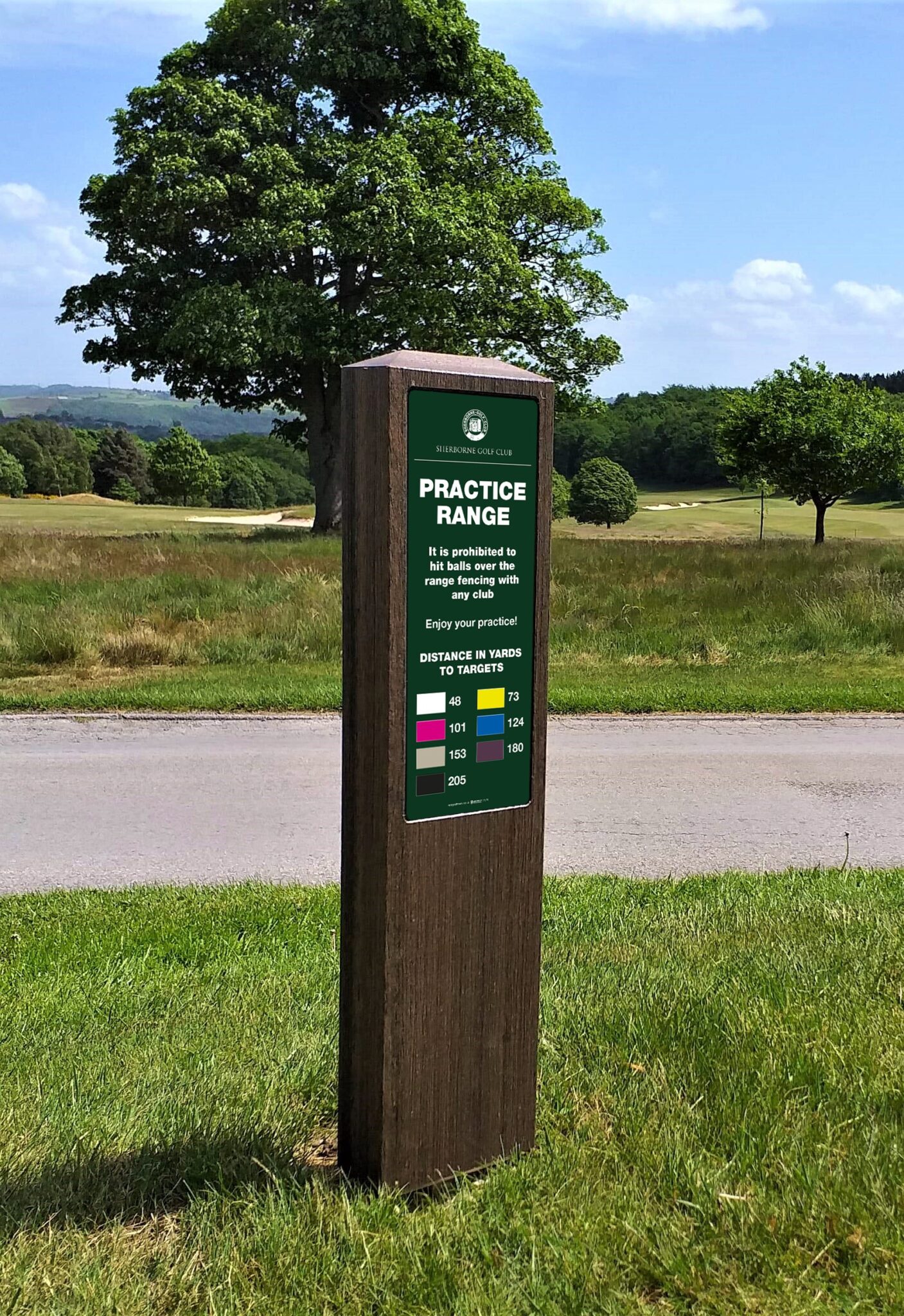 Practice Area & Range Signs - Golf Marketing Specialists